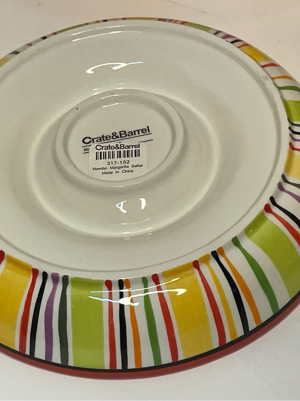 Crate & Barrel Mambo Margarita Chip & Dip Set Bowl Small Bowl Salter Serving